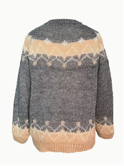 eleganter Pullover mit Rundhalsausschnitt