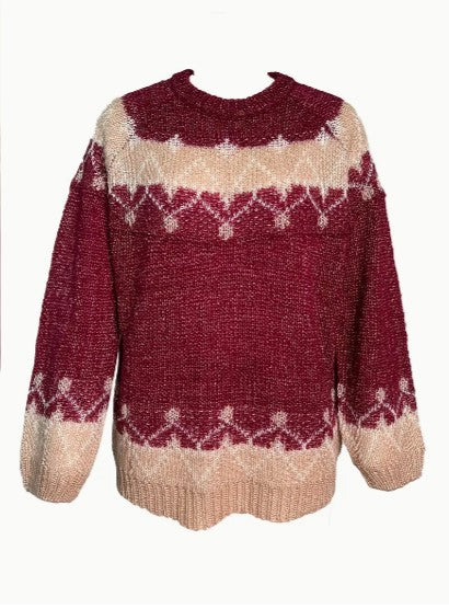 eleganter Pullover mit Rundhalsausschnitt