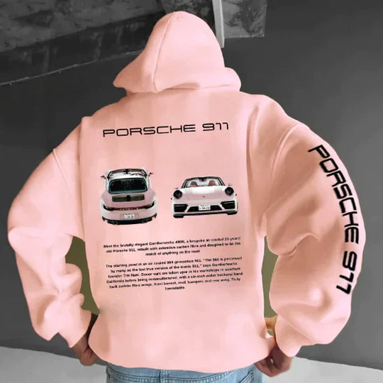 überdimensionale Racing Hoodie