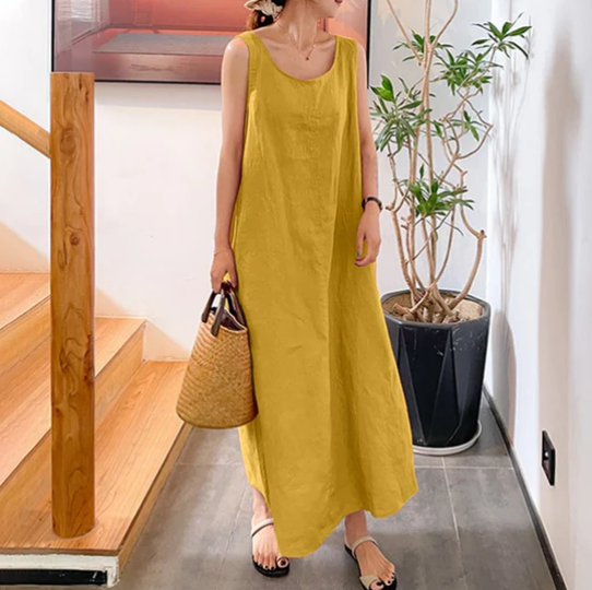 Stilvolle Ärmellose Kleid