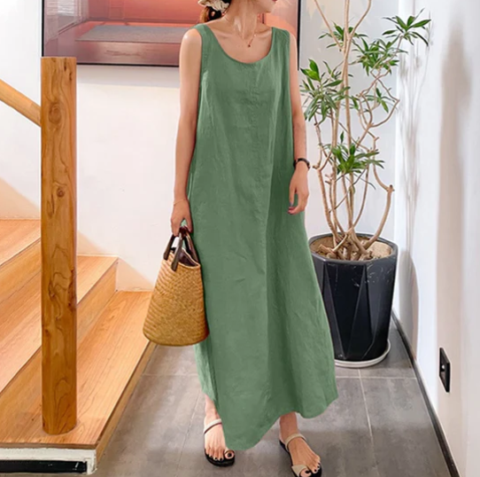Stilvolle Ärmellose Kleid