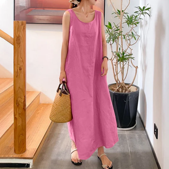 Stilvolle Ärmellose Kleid