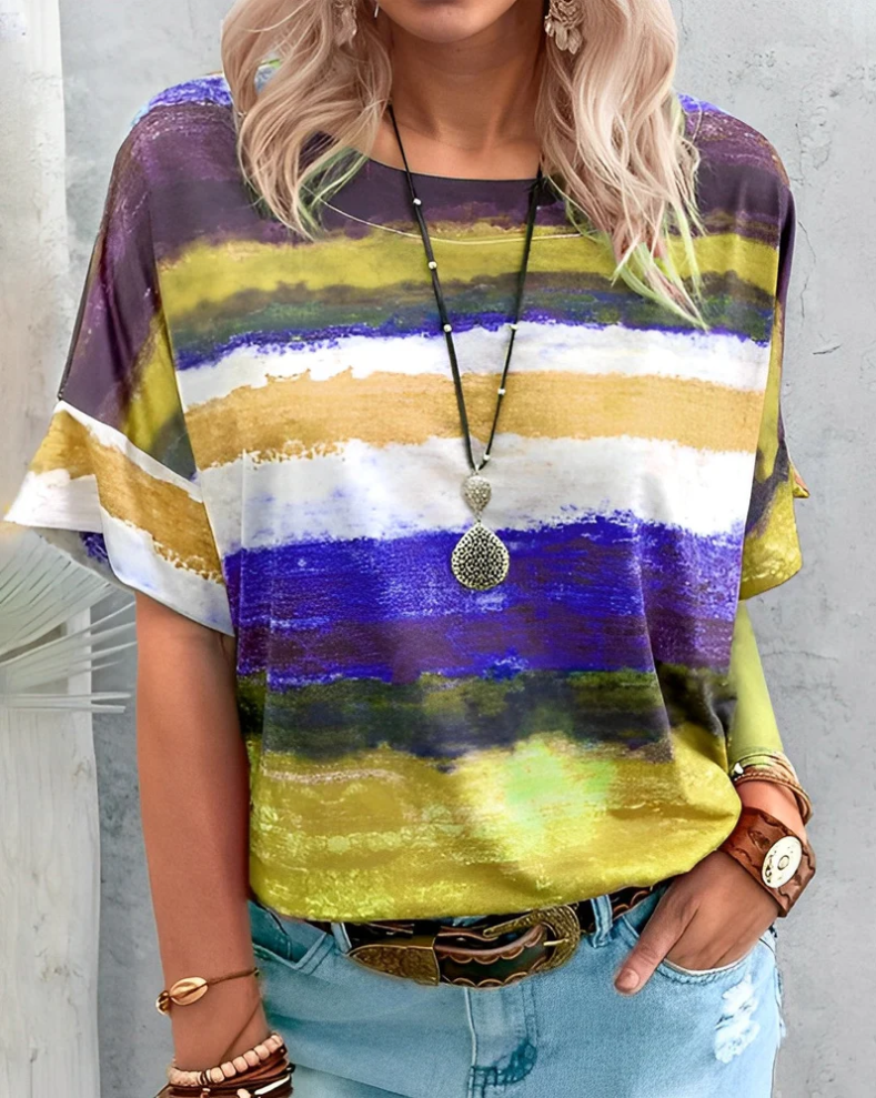 Heidi-Mode | Damen T-Shirt Rundhals Basic