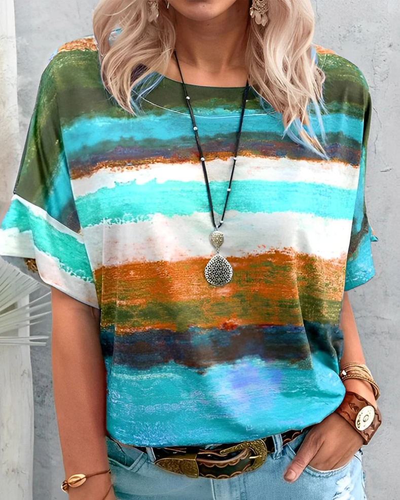 Heidi-Mode | Damen T-Shirt Rundhals Basic