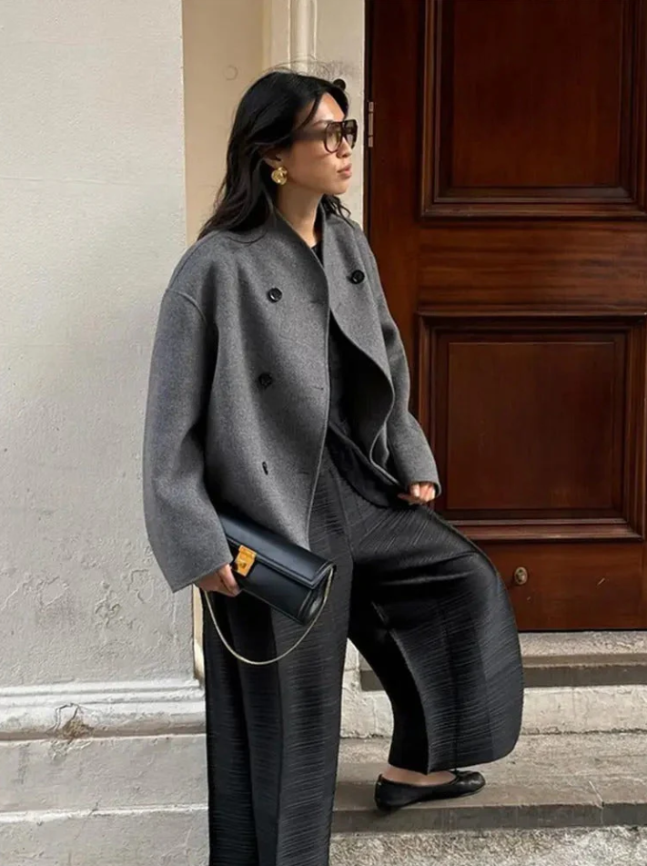 Heidi-Mode | Trendiger Damenmantel Im Oversize-Fit