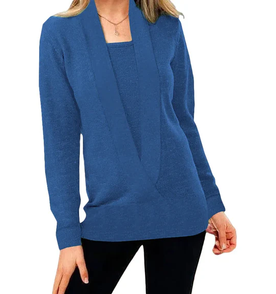 Heidi-Mode | Pull En Tricot Unique Avec Col En V