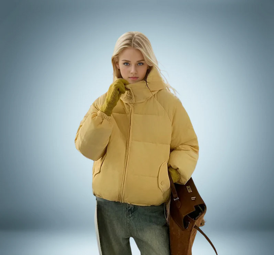 Heidi-Mode | Daunenjacke mit Kapuze