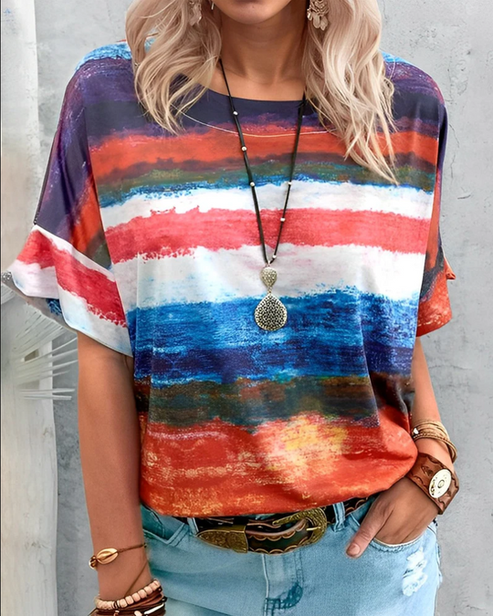 Heidi-Mode | Damen T-Shirt Rundhals Basic