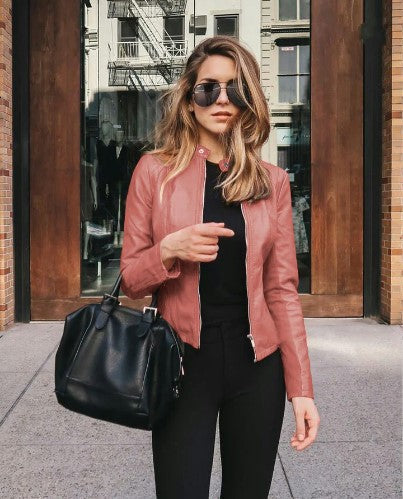 Heidi-Mode | Taillierte Jacke Aus Kunstleder