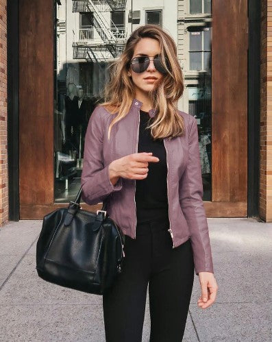 Heidi-Mode | Taillierte Jacke Aus Kunstleder