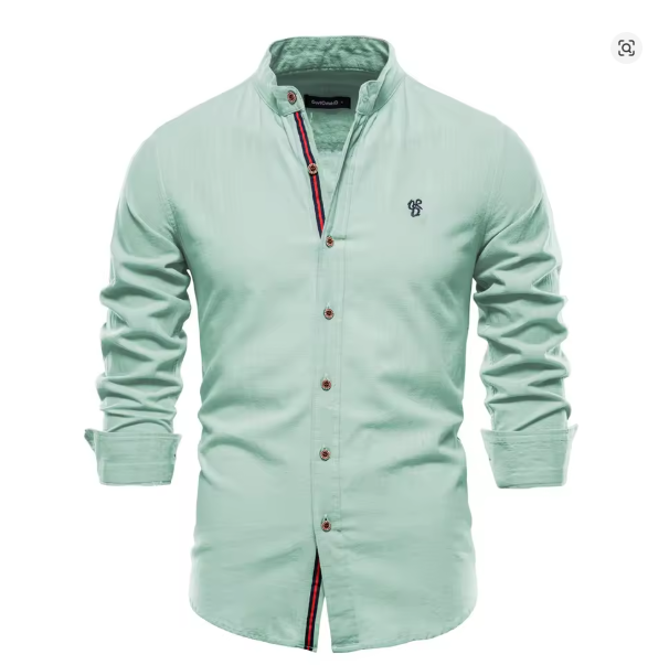 Heidi-Mode | Herren Elegantes Leinenhemd