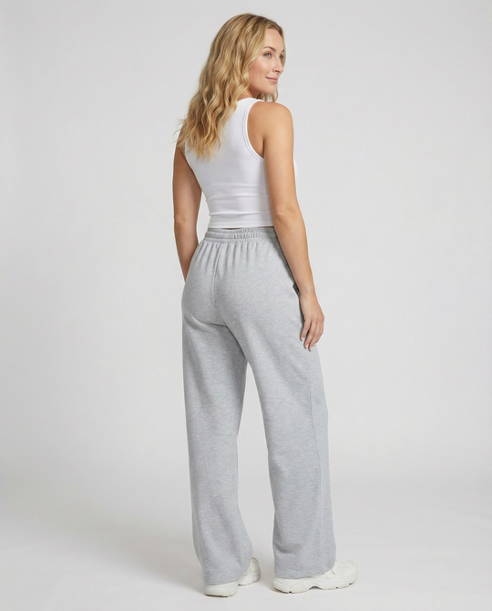 Damen Sportliche Freizeithosen mit lockerer Passform und elastischem Bund Heidi Mode