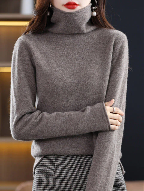 Heidi-Mode | Winter-Chic: Rollkragenpullover aus reiner Wolle für stilvolle Eleganz