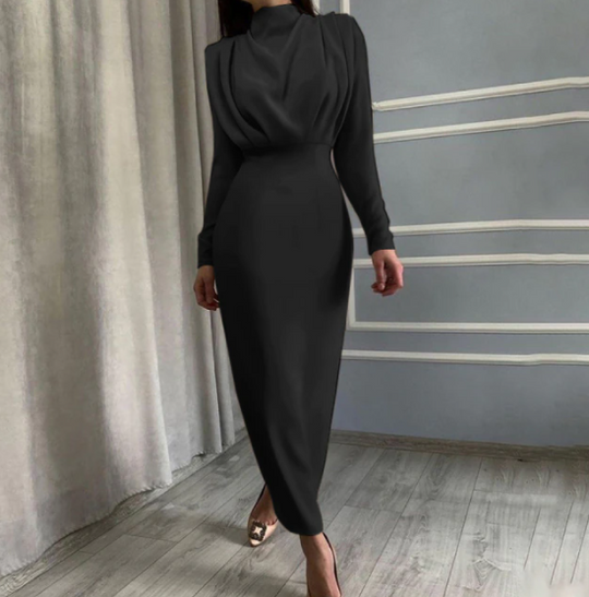 Heidi-Mode - Elegantes Langarmkleid für Damen