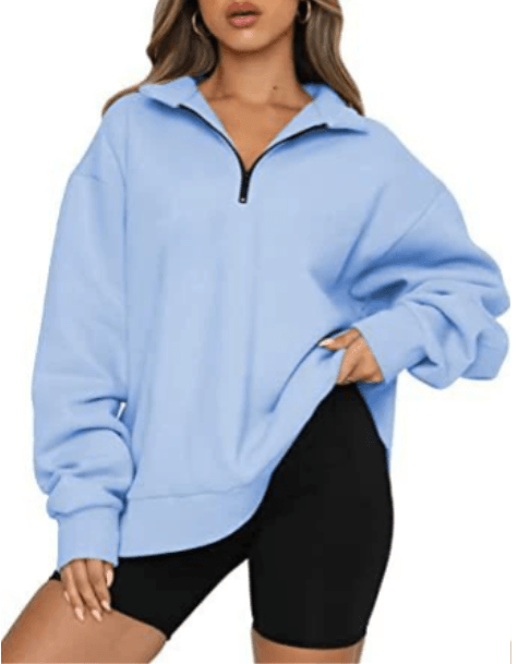 HeidiMode – sweatshirt mit kragen für damen