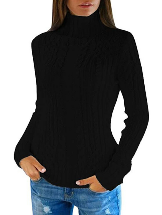 HeidiMode - Eleganter Damen-Rollkragenpullover