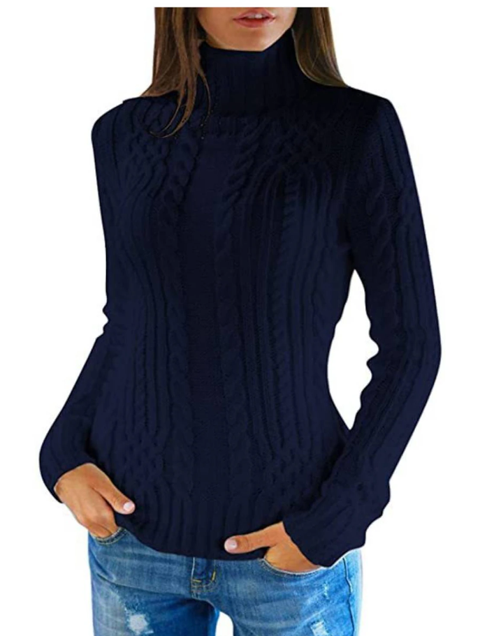 HeidiMode - Eleganter Damen-Rollkragenpullover