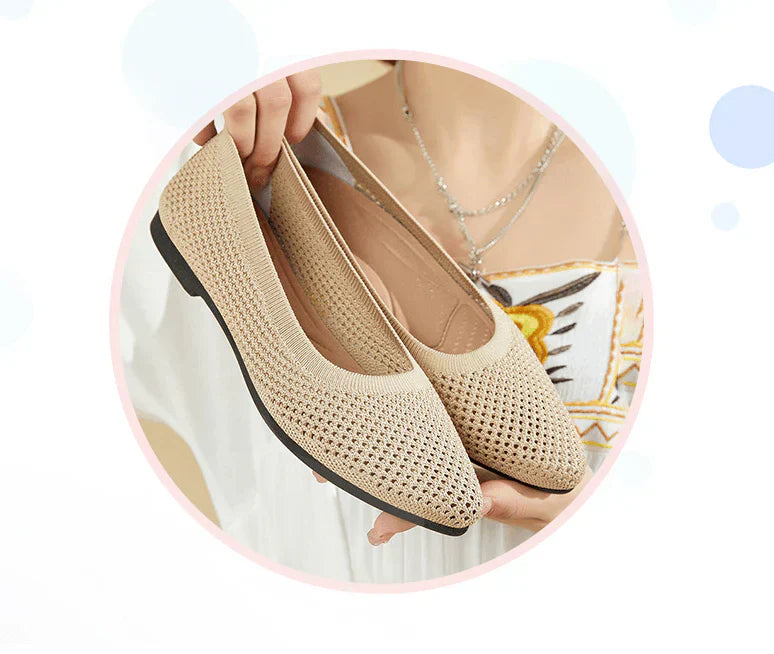 Heidi-Mode - graue orthopädische ballerinas