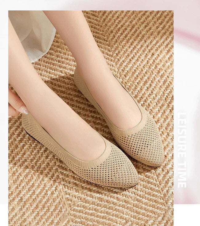 Heidi-Mode - graue orthopädische ballerinas