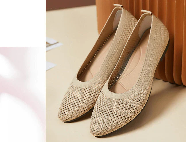 Heidi-Mode - graue orthopädische ballerinas