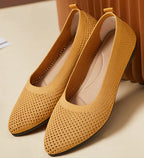 Heidi-Mode - graue orthopädische ballerinas