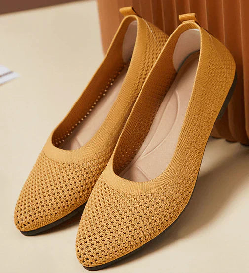 Heidi-Mode - graue orthopädische ballerinas