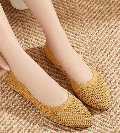 Heidi-Mode - graue orthopädische ballerinas