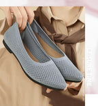 Heidi-Mode - graue orthopädische ballerinas