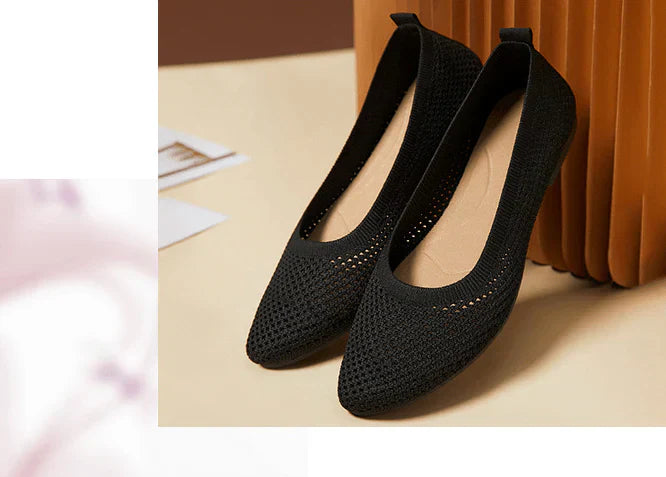 Heidi-Mode - graue orthopädische ballerinas