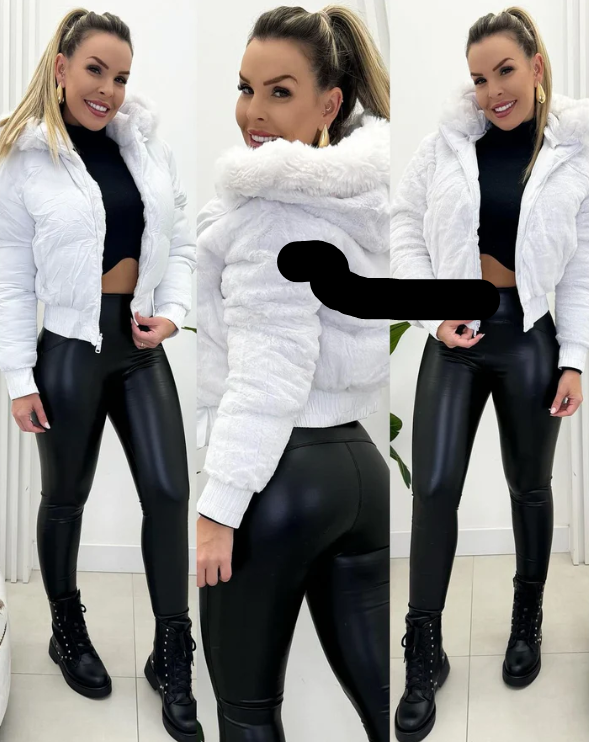 Heidi-Mode | Bomberjacke mit Fellkapuze