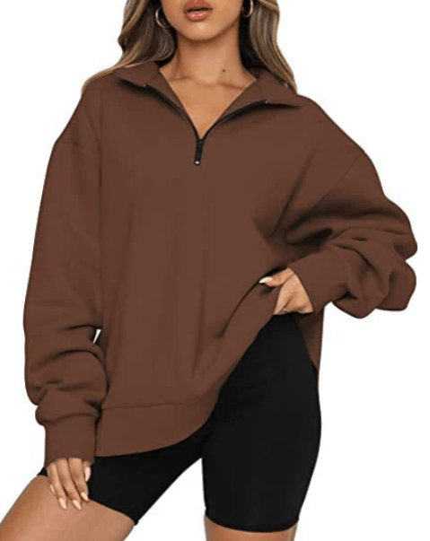 HeidiMode – sweatshirt mit kragen für damen