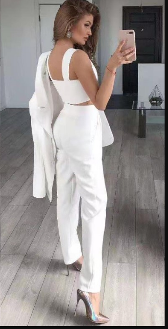 Heidi-Mode | 3 Teiliges Satz mit Blazer, Top und Hose