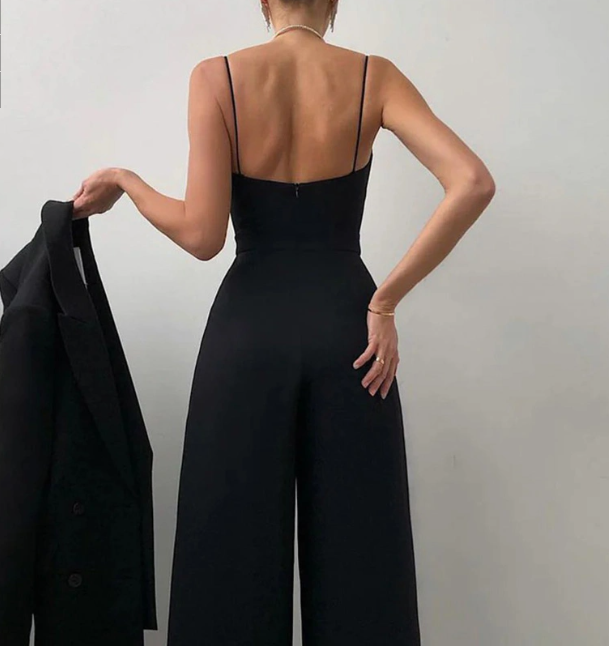 Heidi-Mode | Sexy Overall mit Feinen Trägern und Fließendem Schnitt