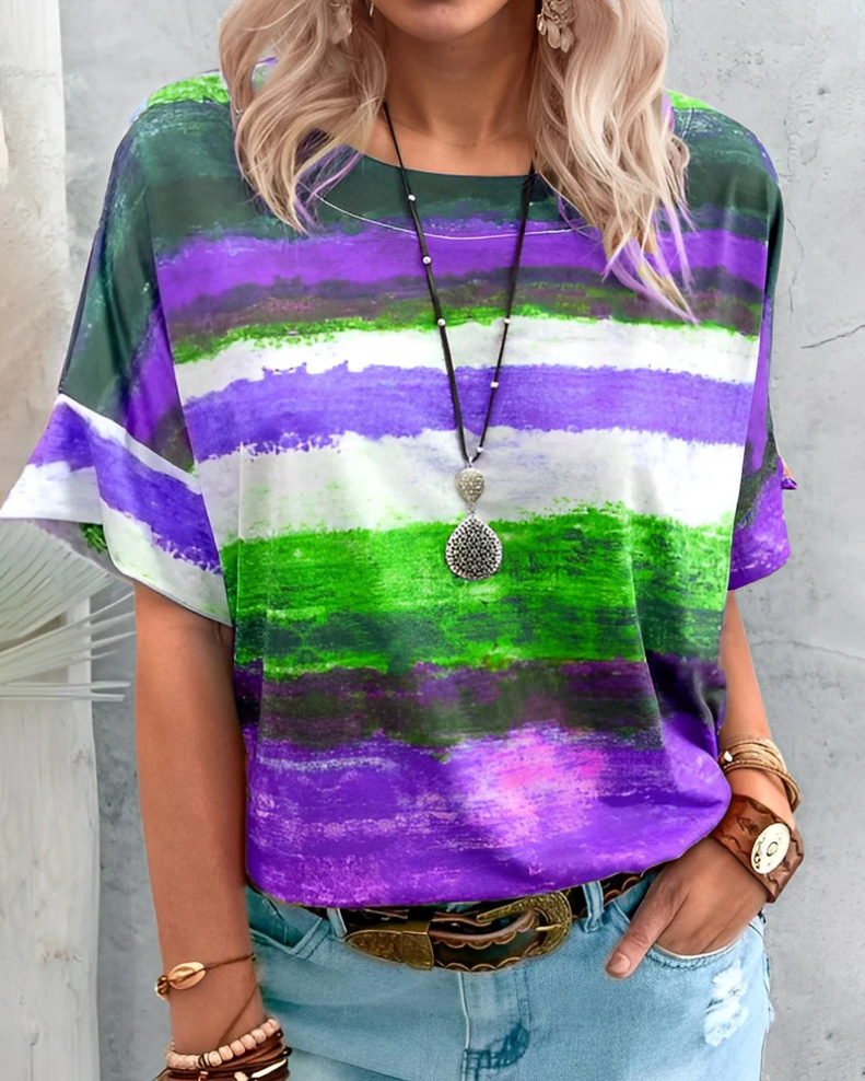 Heidi-Mode | Damen T-Shirt Rundhals Basic