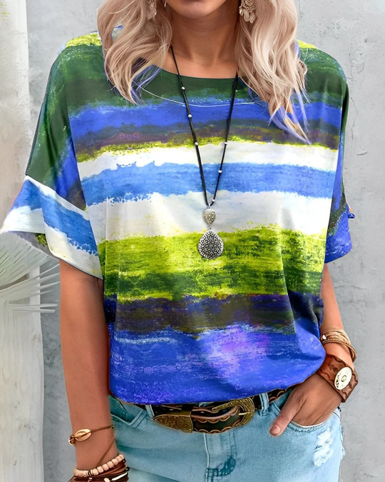 Heidi-Mode | Damen T-Shirt Rundhals Basic