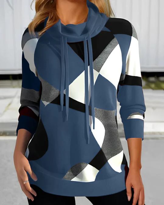 Heidi-Mode | Farbblock Hoodie