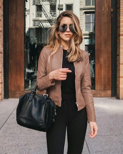 Heidi-Mode | Taillierte Jacke Aus Kunstleder