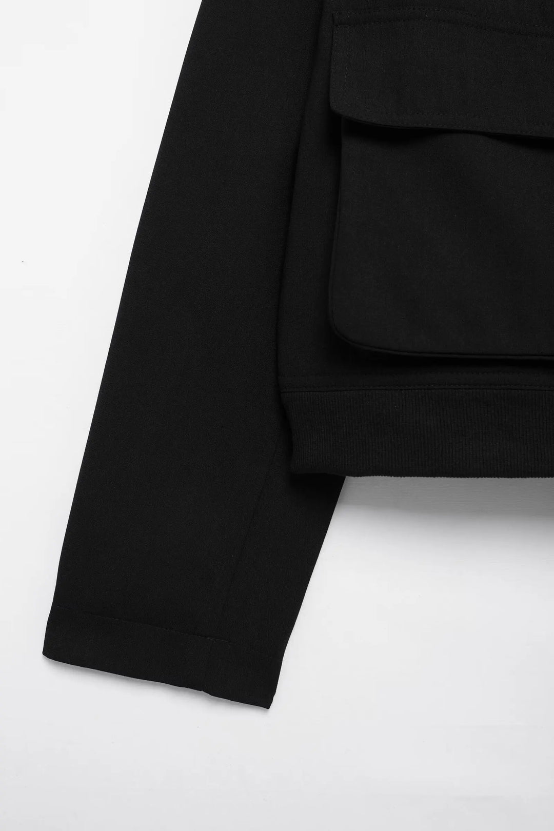 Heidi-Mode | Bomber Cropped Trend Schwarz