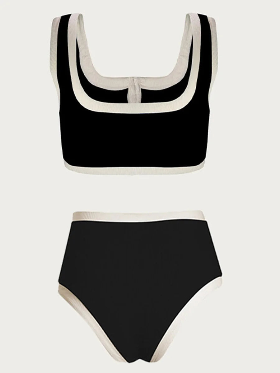 Heidi-Mode | Button High Waist Bikini Satzs