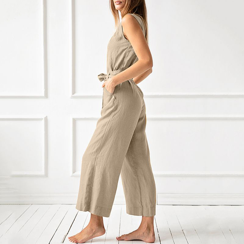 Lässiger Jumpsuit mit weitem Bein