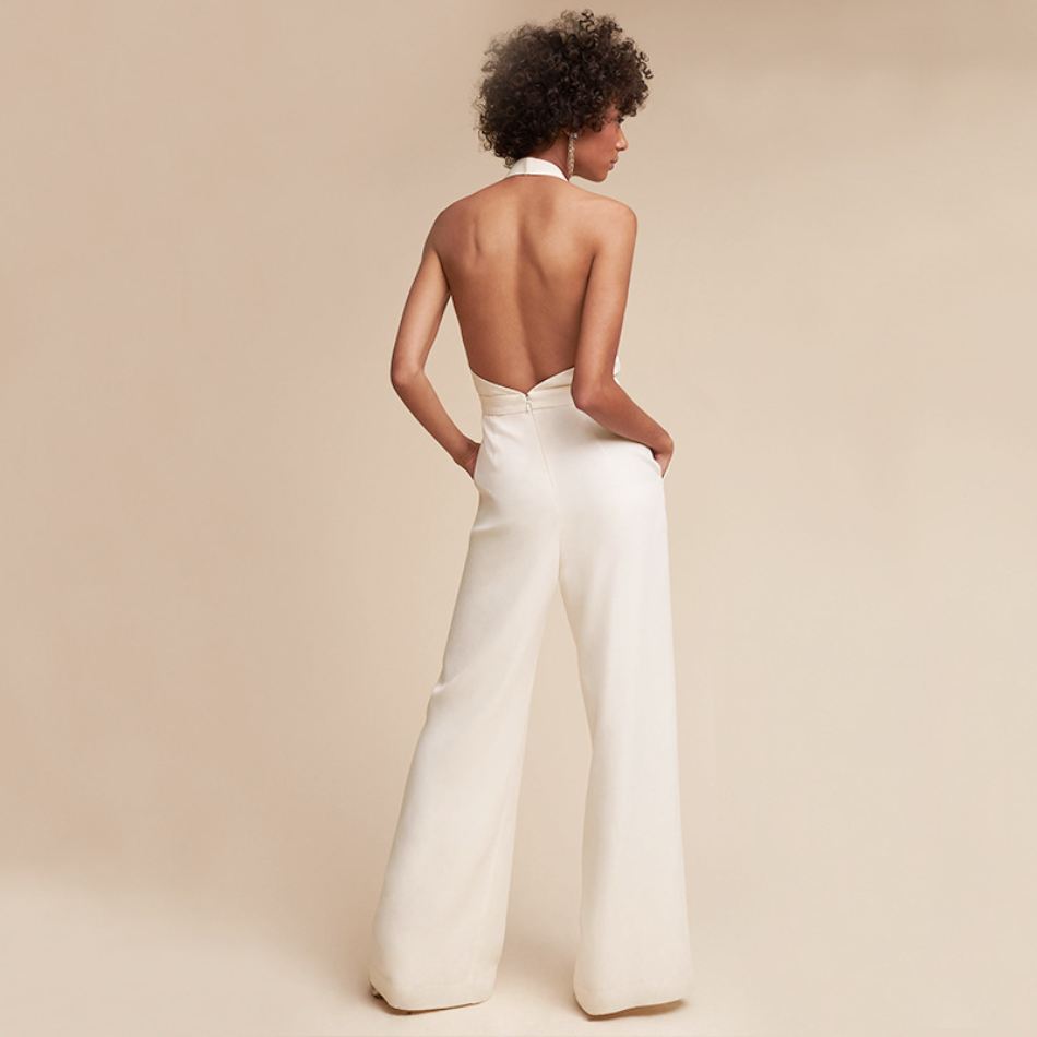 Heidi-Mode | Luftig-Leichter Lang-Jumpsuit mit Weiter Hose