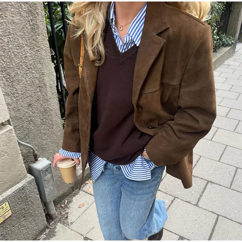 HeidiMode - Elegante Wildlederjacke
