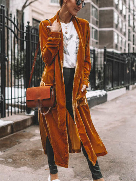 Heidi-Mode | Aufheiternde Samt Kimono Jacke My Way