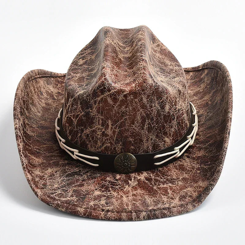Heidi-Mode - Cowboyhut mit Knochenperlenbesatz