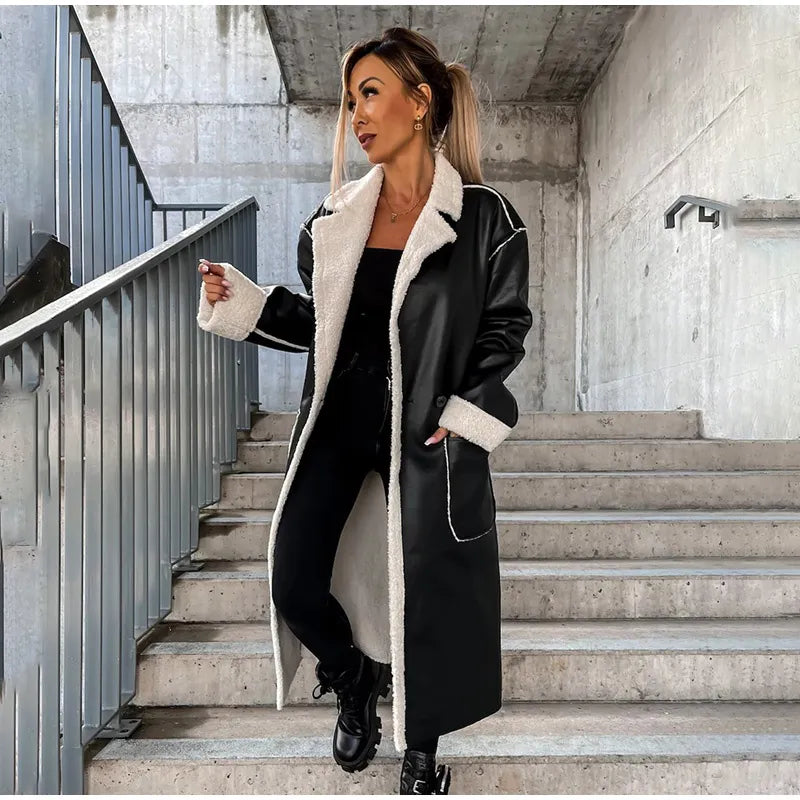 Heidi-Mode | Mit Taschen Lederjacke