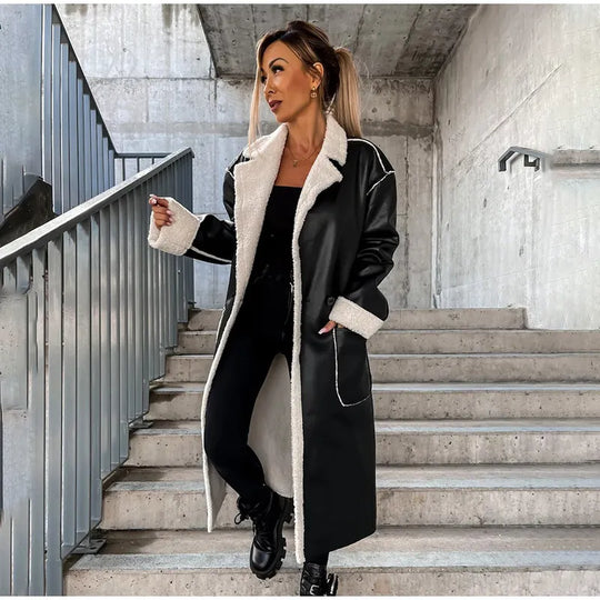 Heidi-Mode | Mit Taschen Lederjacke