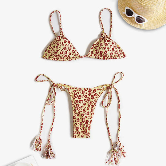 Heidi-Mode | String Belly Brasilianischer Tanga Bikini Satzs