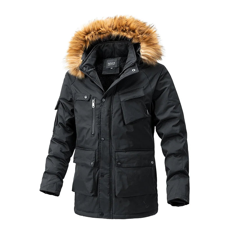 Modische Herren-Winterjacke – Warm, Dick und Stilvoll