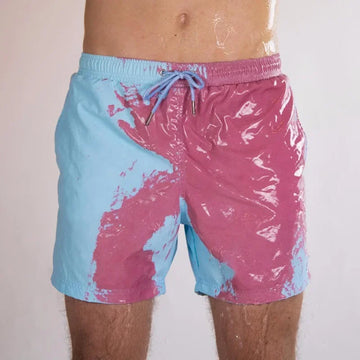 Strandshorts mit Farbverlauf