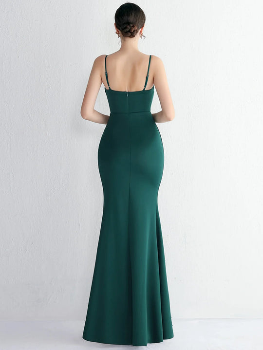 Heidi-Mode | Ärmellose Rückenfreie Hohe Schlitz Maxi Kleider